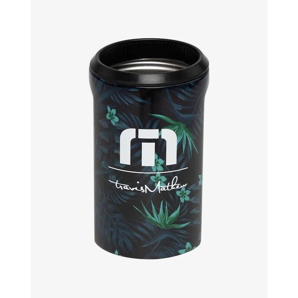 NEW Travis Mathew On The Shore‎ Tropical Print Can Cooler Fits 12oz Can Koozie - Picture 4 of 4